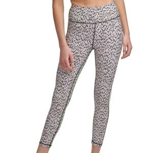 DKNY Womens Printed Side-Striped Leggings Size Small